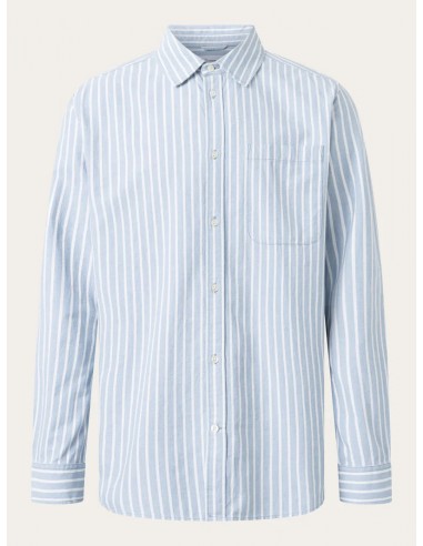 LOOSE FIT STRIPED CANVAS SHIRT l'évolution des habitudes 