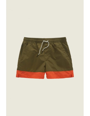 ORANGE STRIPE SWIM SHORTS pas chere