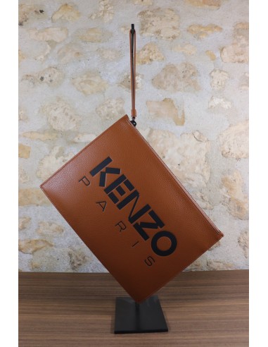 Kenzo Paris Pochette Dark Camel rembourrage situé sous