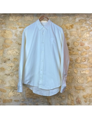 AMI Paris White Tonal Shirt votre restaurant rapide dans 