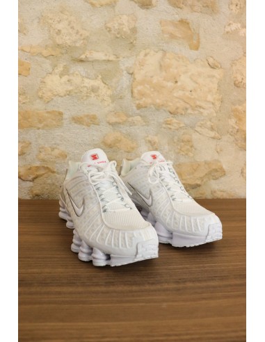 Nike Shox TL White Metallic Silver Livraison rapide