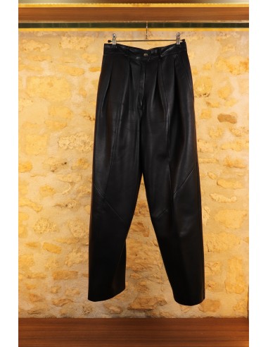 Pantalon en cuir Régina Paris destockage