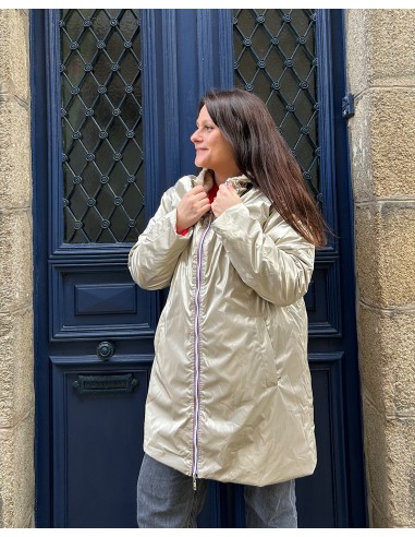 Impermeable long doré reversible FS Les magasins à Paris et en Île-de-France