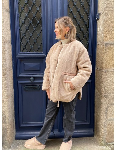 Manteau réversible beige  Almé 50-70% off 