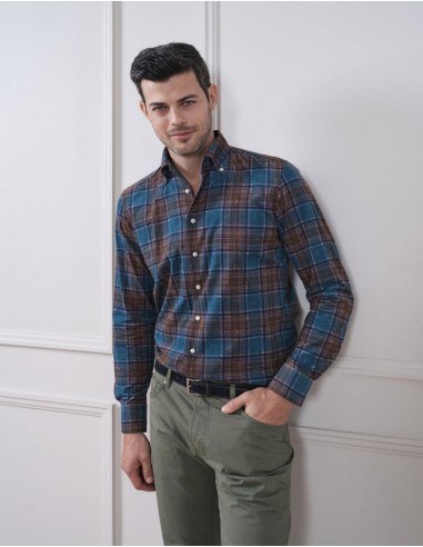 LUXURY DOUBLE PRINTED CORDUROY SHIRT acheter