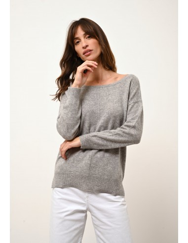 KAREN pull col rond nuage chiné ou a consommer sur place