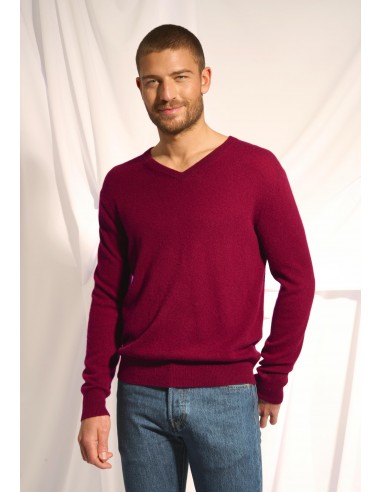 WALT pull col v bordeaux en stock